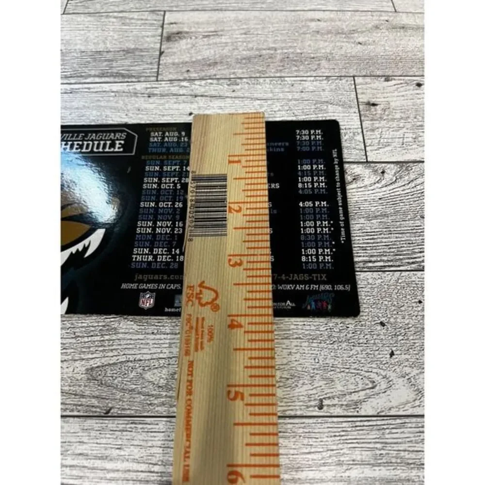 Official Jacksonville Jaguars 2008‎ Magnetic Schedule